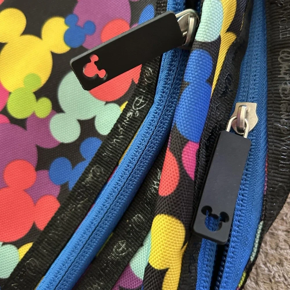 Disney Parks Backpack Multicolor Mickey Mouse Girls Laptop Daypack School